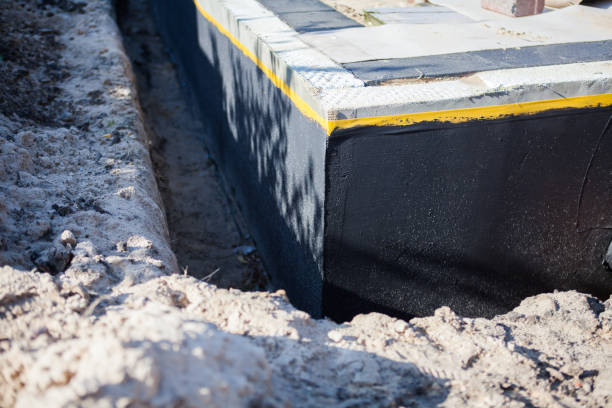 Professional Waterproofing technician working in State Line, PA